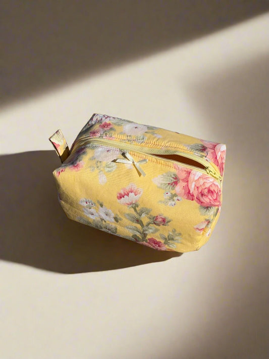 Yellow Rose Pouch