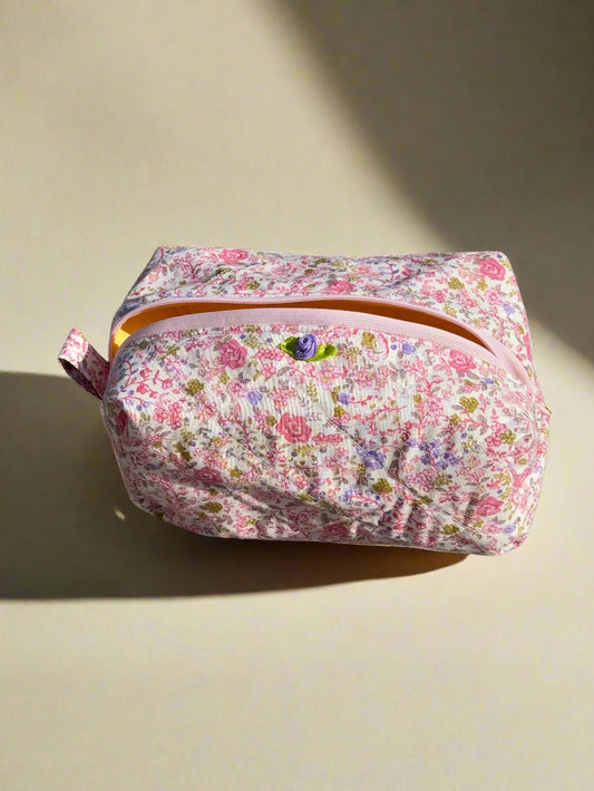 Floral Rose Pouch