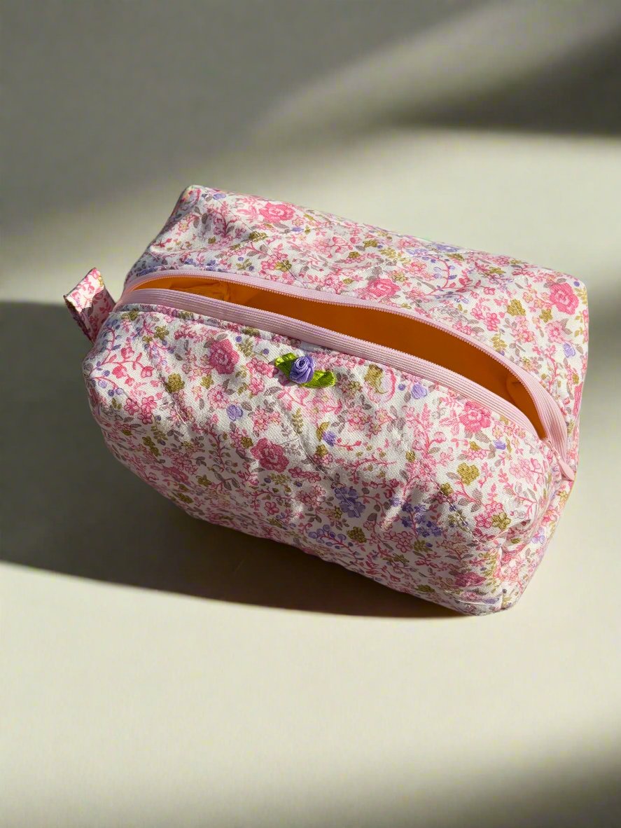 Floral Rose Pouch