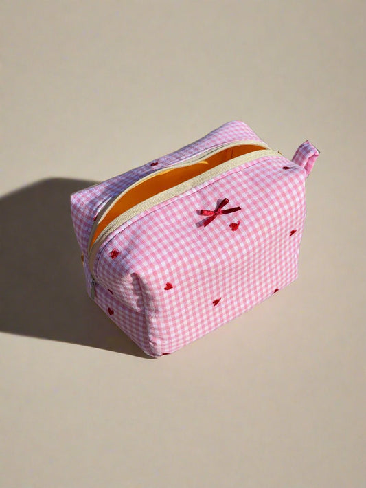 Pink Bow Pouch (m)