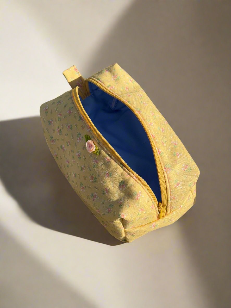 Vintage Yellow Pouch