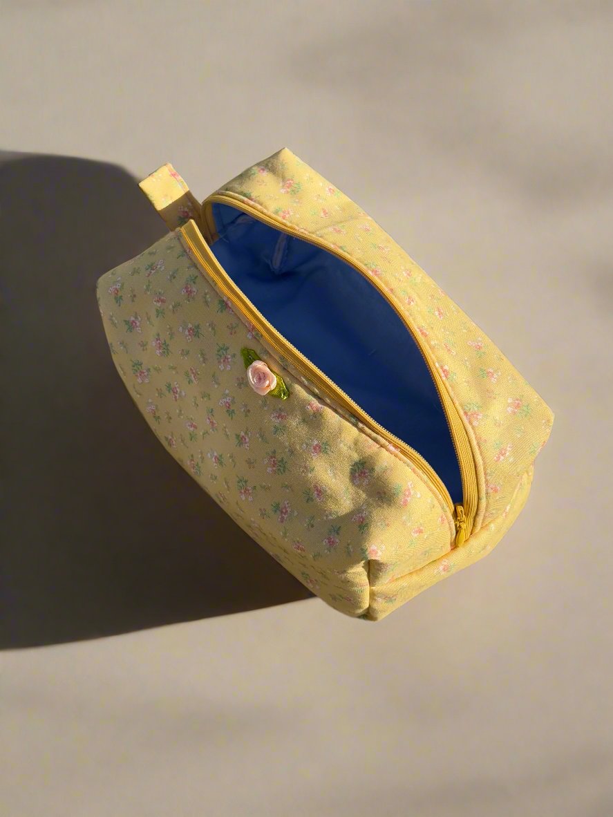 Vintage Yellow Pouch